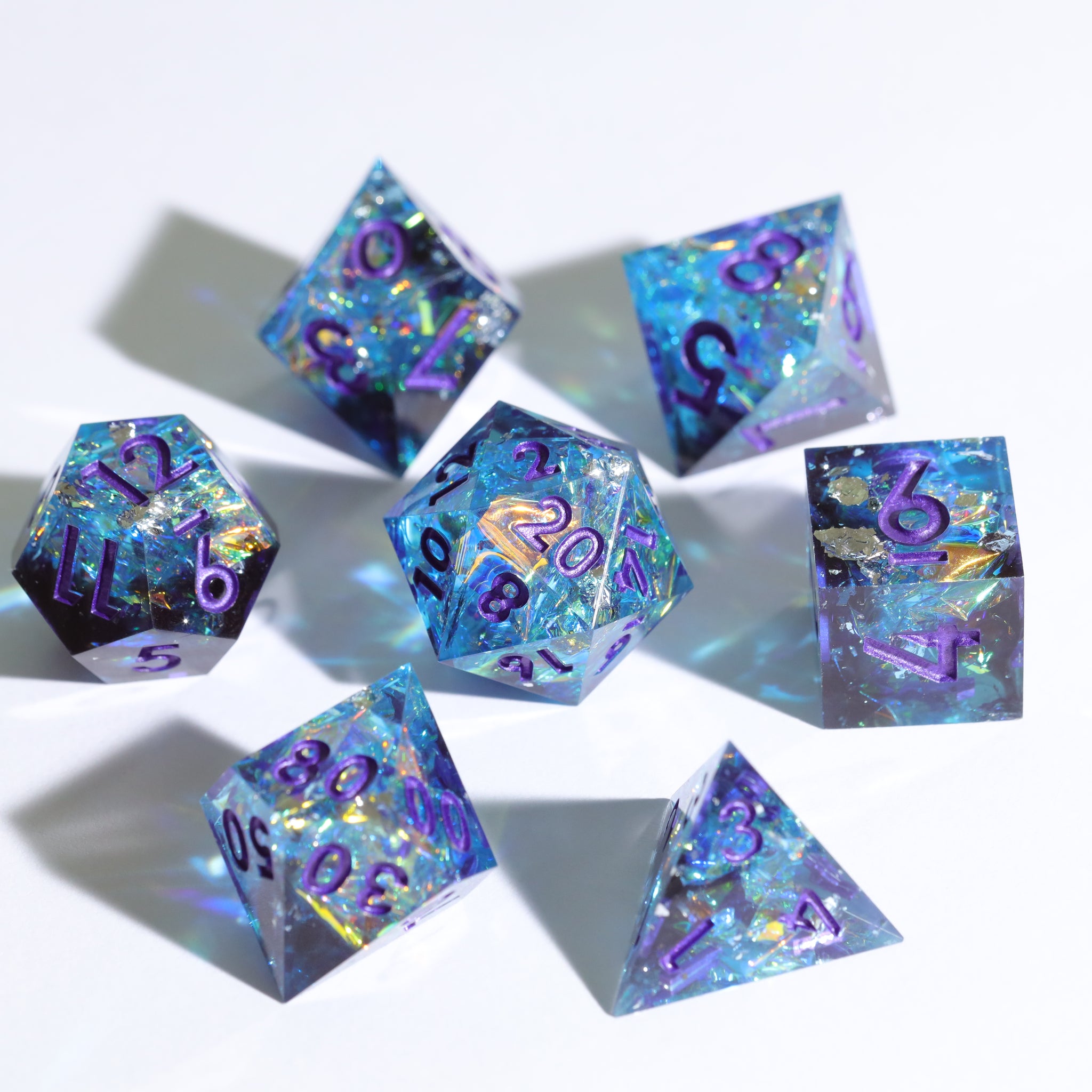 Call For Aid Sharp Edge Polyhedral Dice Set