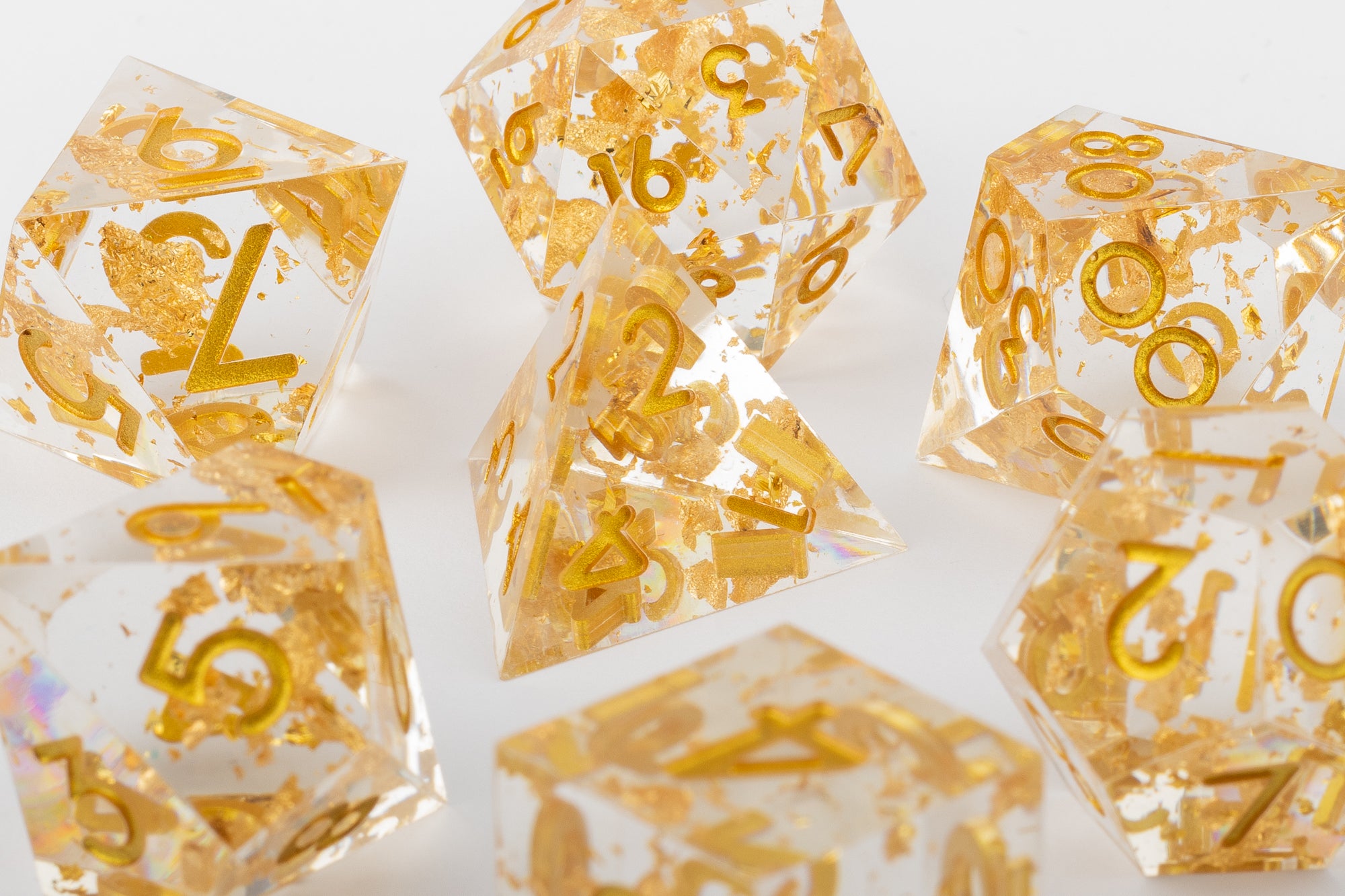 Midas Touch Polyhedral Dice Set