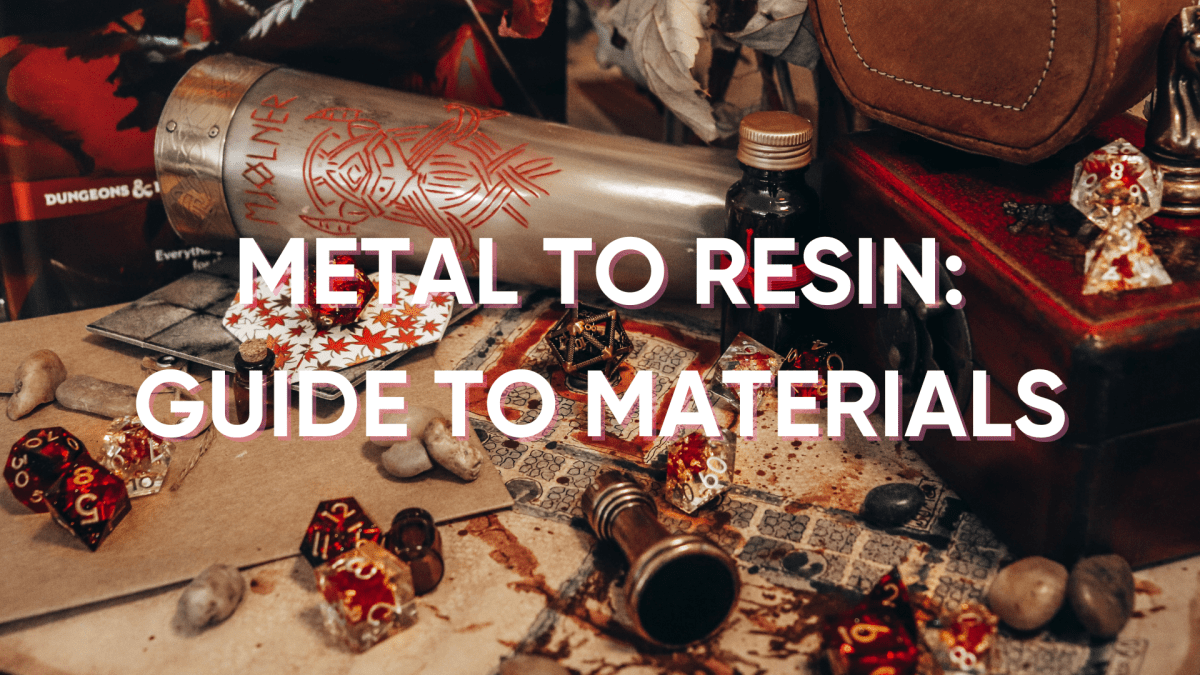 From Metal to Resin: A Complete Guide to Dice Materials and Their Impact on Rolling - Roll With Advantage