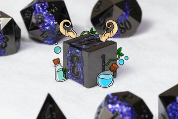 Metal Dice - Roll With Advantage