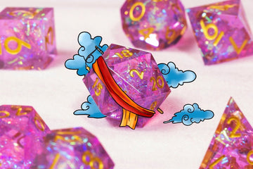 Pink Dice - Roll With Advantage