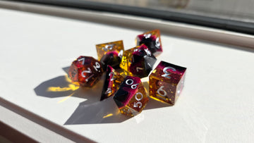 RWA SAMPLE - Yellow Pink Dark Purple Glitter