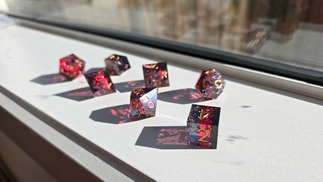 RWA SAMPLE - Pink Blue Black Glitter