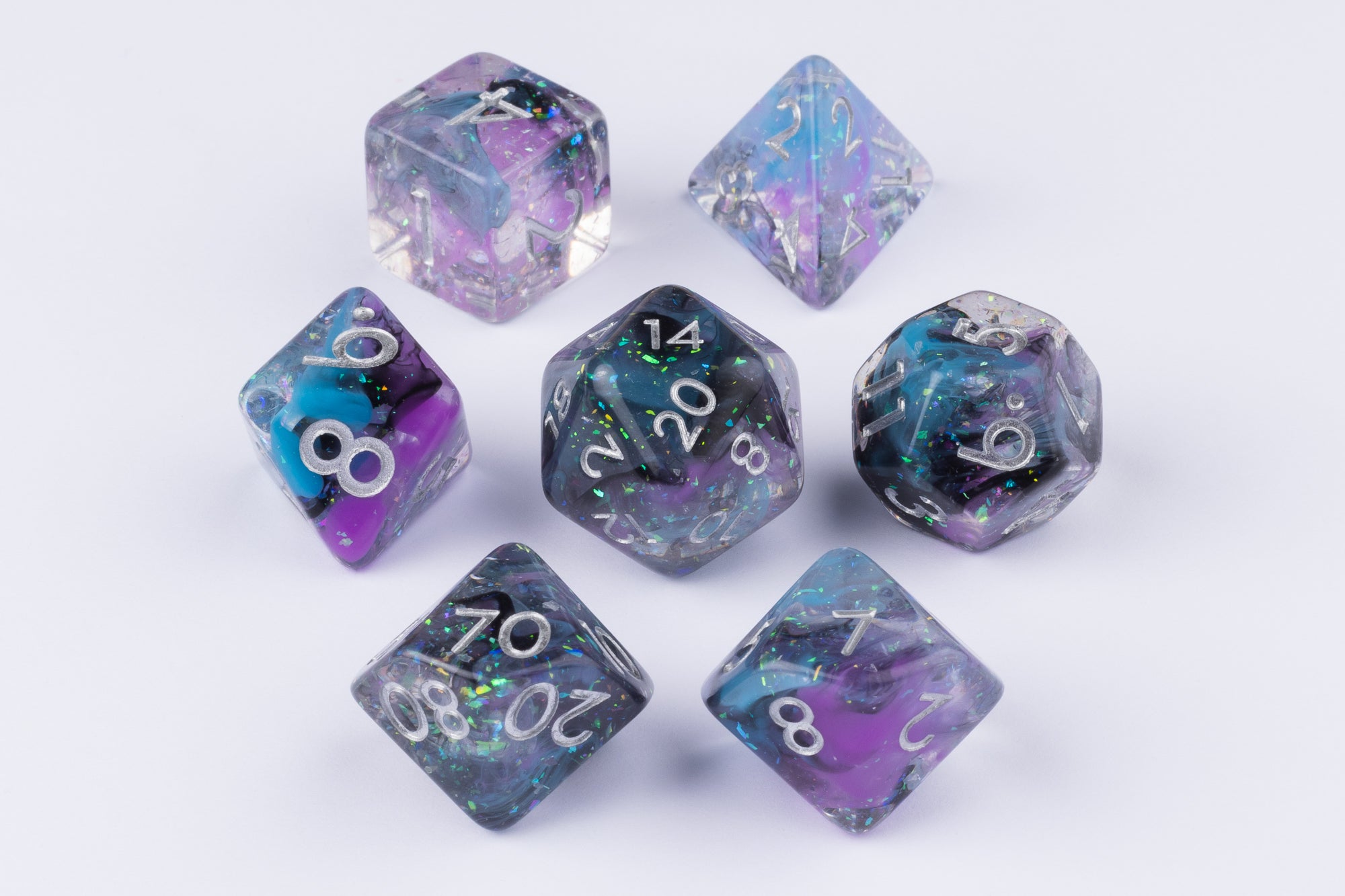 Astral Projection Polyhedral Dice Set