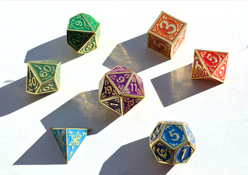 Seven Elements Dnd Metal Dice Set