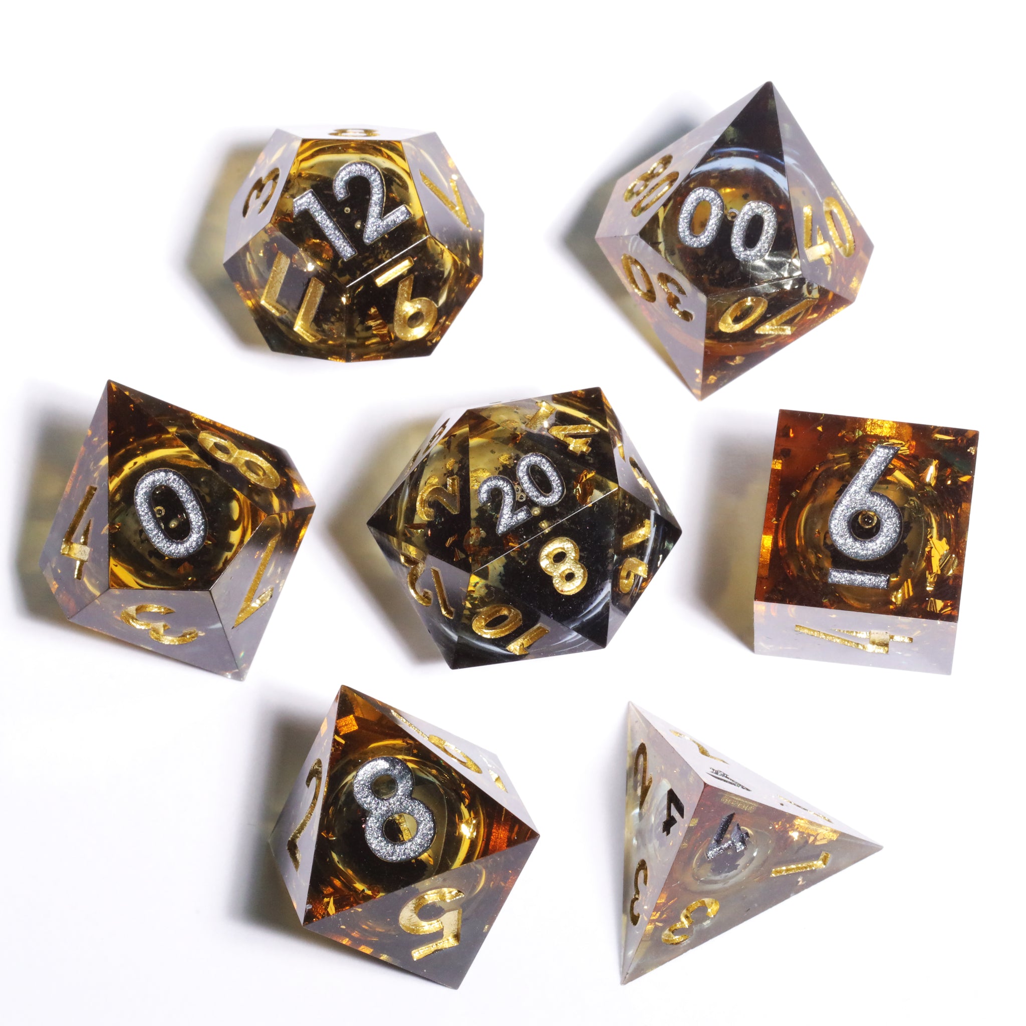 Ashbringer Sharp Edge Polyhedral Dice Set