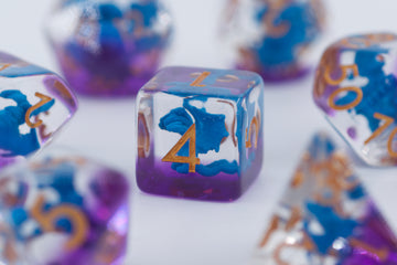 Blue Hydra Dnd Dice Set