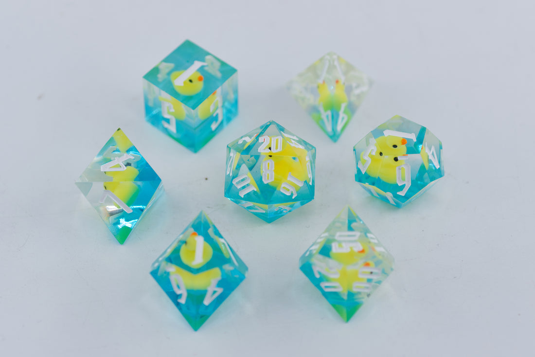Quackers Ducky Sharp Edge Dice Set