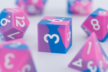Silicone Purple Dnd Dice Set