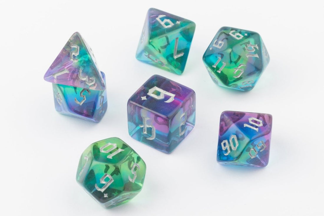 Aurora Dnd Dice Set - Roll With Advantage