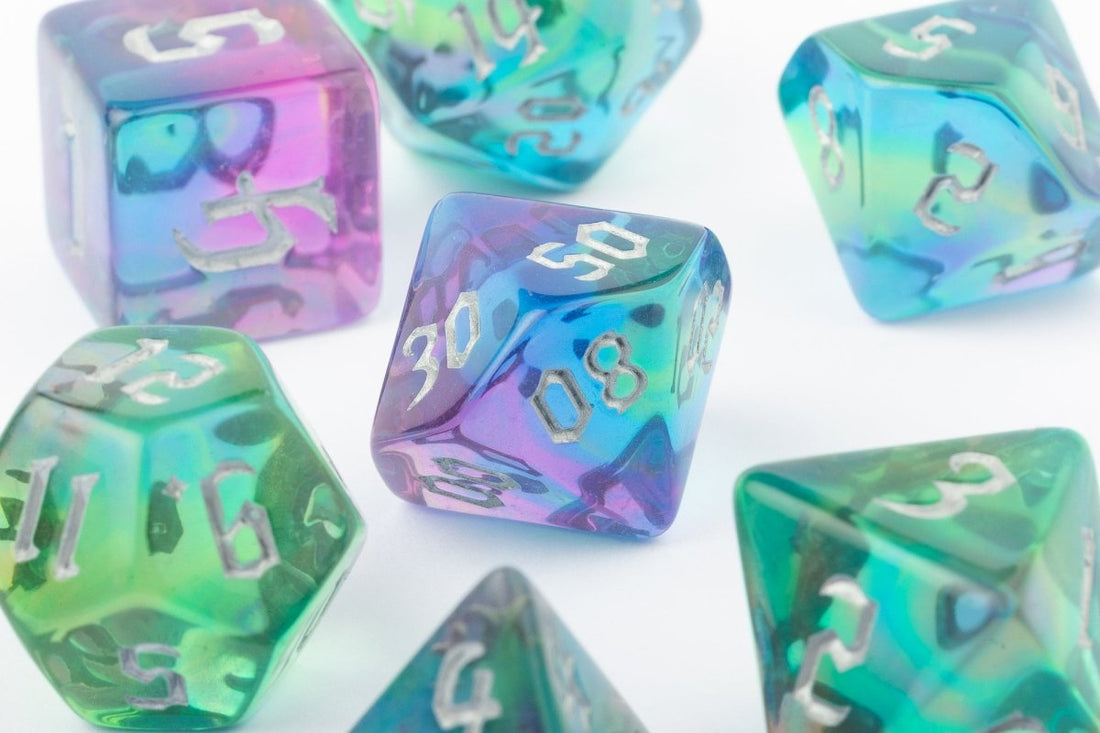 Aurora Dnd Dice Set - Roll With Advantage