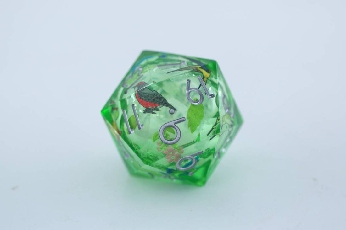 Birdie Liquid Core D20 Dice D20 Chonk - Roll With Advantage