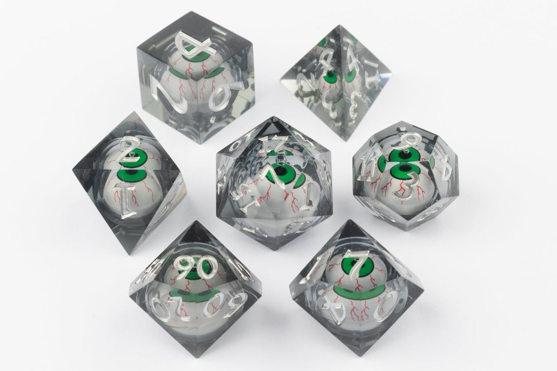 Bloodshot Eye Dice Set - Roll With Advantage