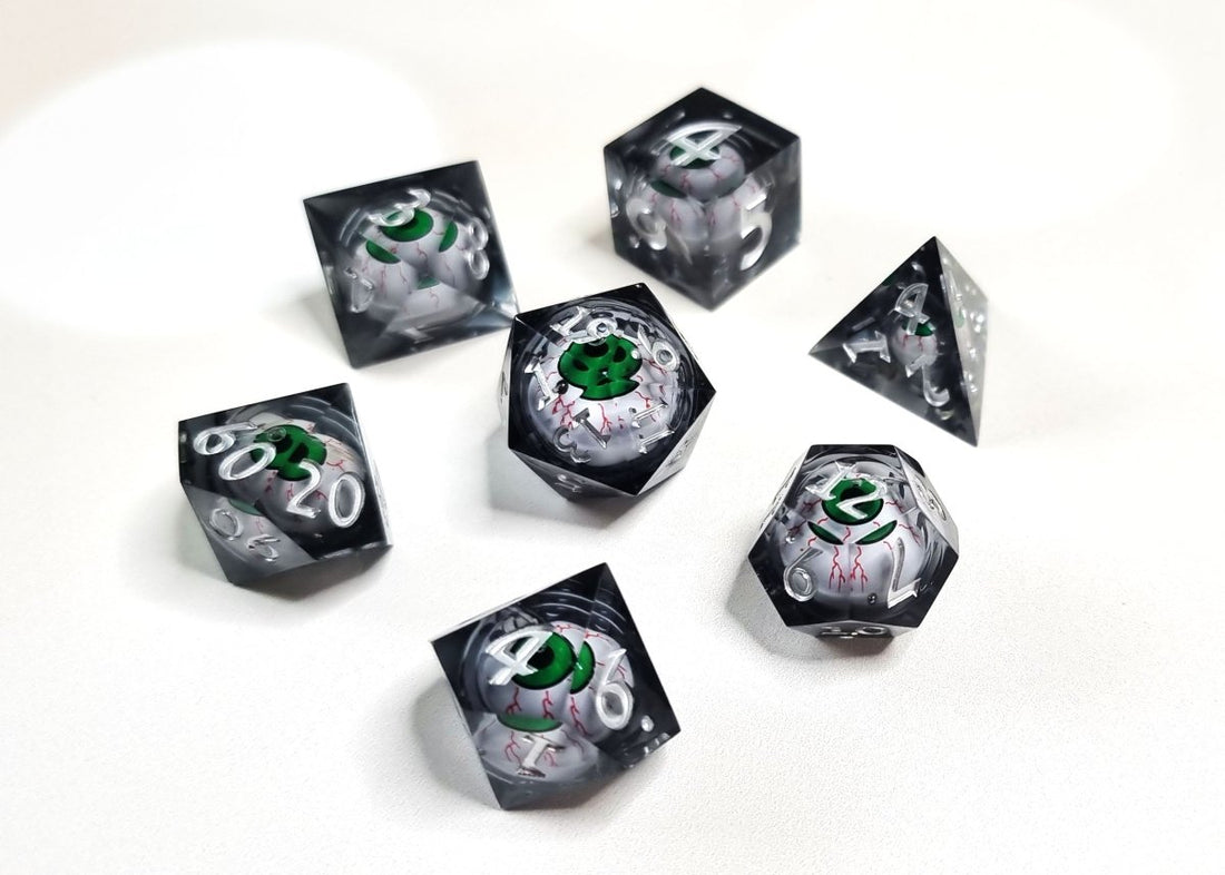Bloodshot Eye Dice Set - Roll With Advantage