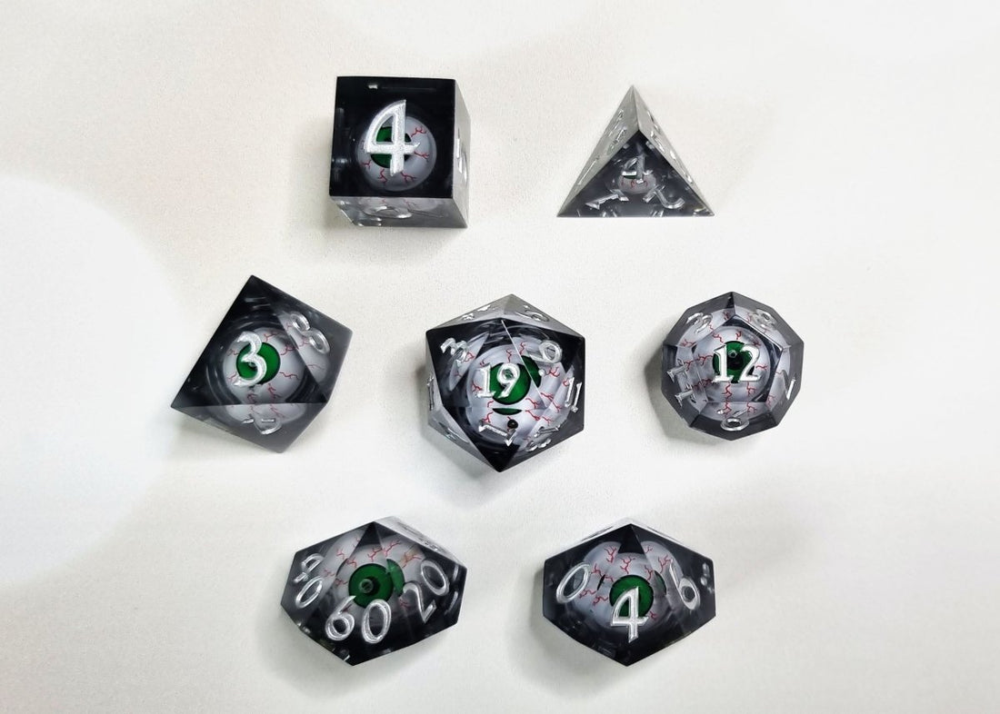 Bloodshot Eye Dice Set - Roll With Advantage