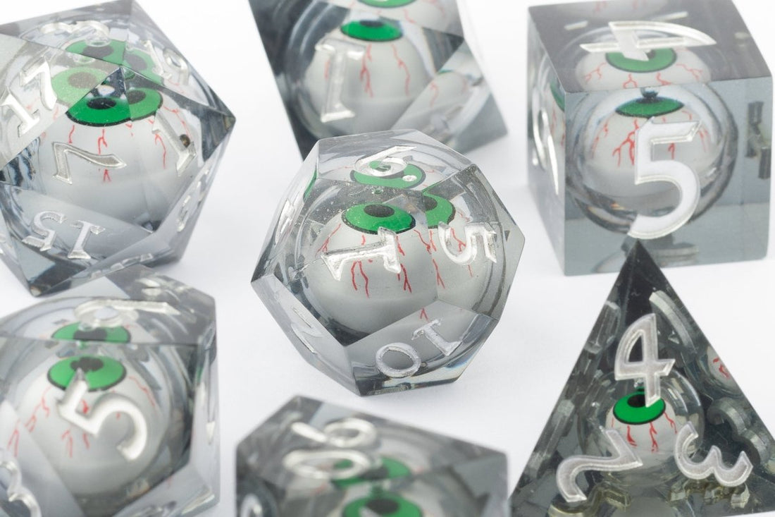 Bloodshot Eye Dice Set - Roll With Advantage