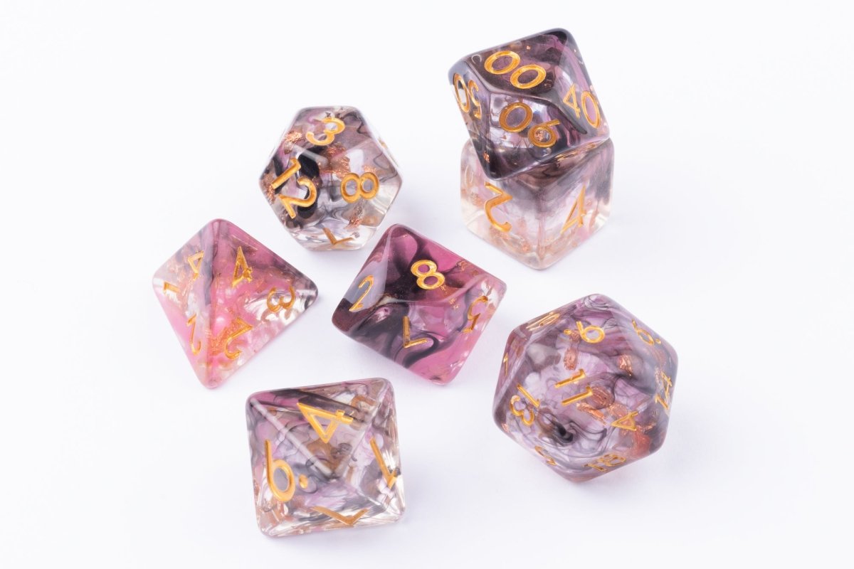 Campfire Dnd Dice Set - Roll With Advantage