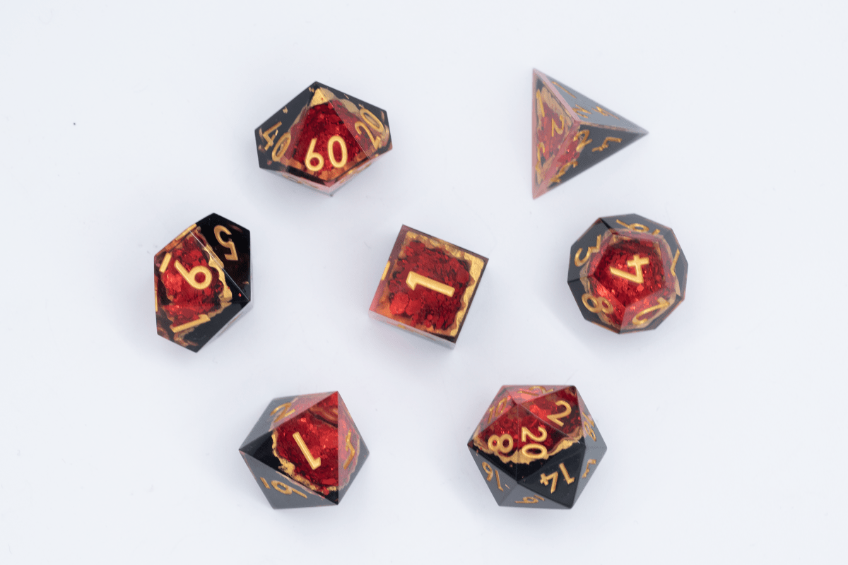 Centurion Sharp Edge Dnd Dice Set - Roll With Advantage