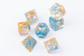 Cerulean Shimmer Dnd Dice Set - Roll With Advantage