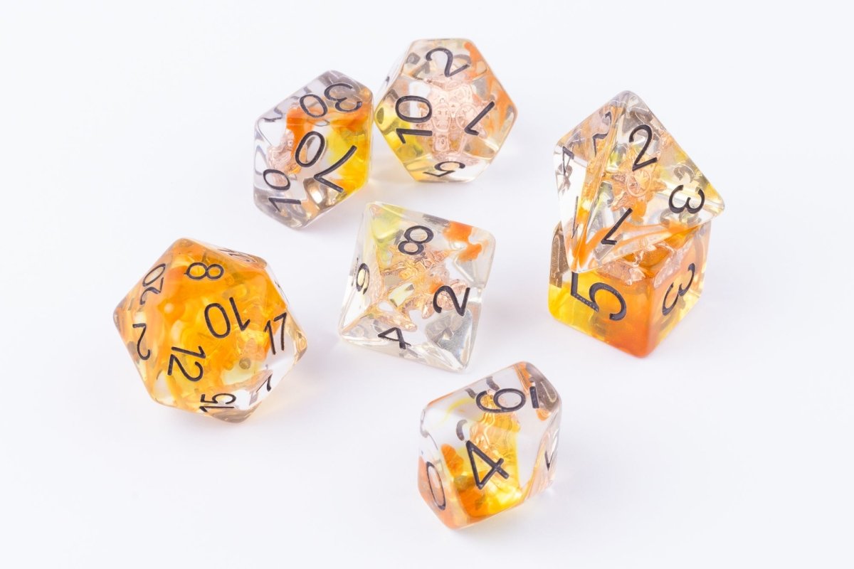 Cleric's Sun Dnd Dice Set - Roll With Advantage