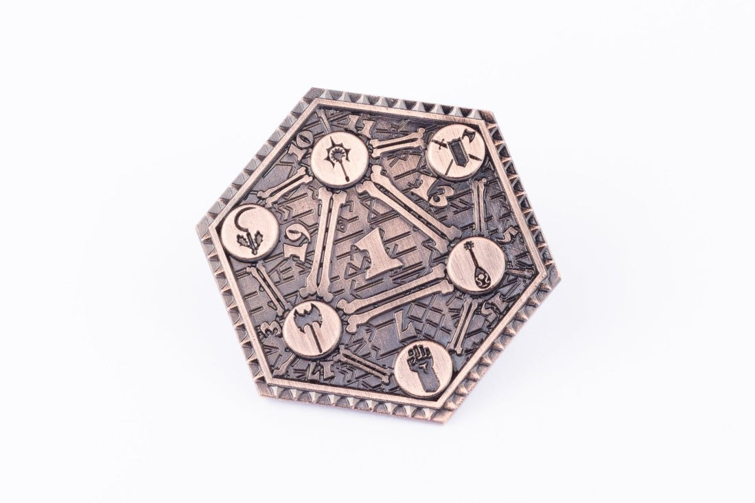 Copper D2 Metal Coin - Roll With Advantage