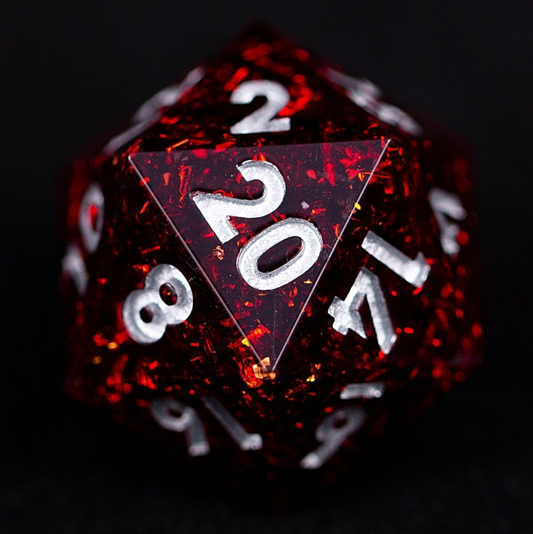 Crimson Torment Sharp Edge Dnd Dice Set - Roll With Advantage