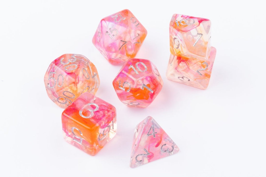 Cruel Summer Dnd Dice Set - Roll With Advantage