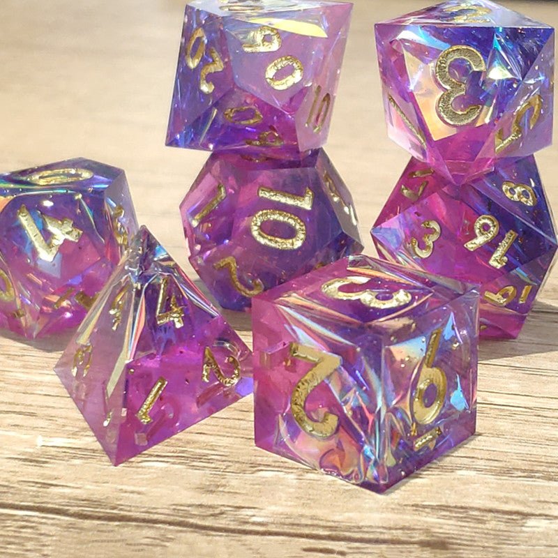 Demon Summoner Sharp Edge Dnd Dice Set - Roll With Advantage