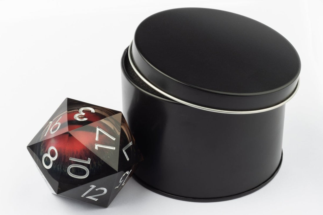 Devil's Eye Chonk Oversized D20 - Roll With Advantage