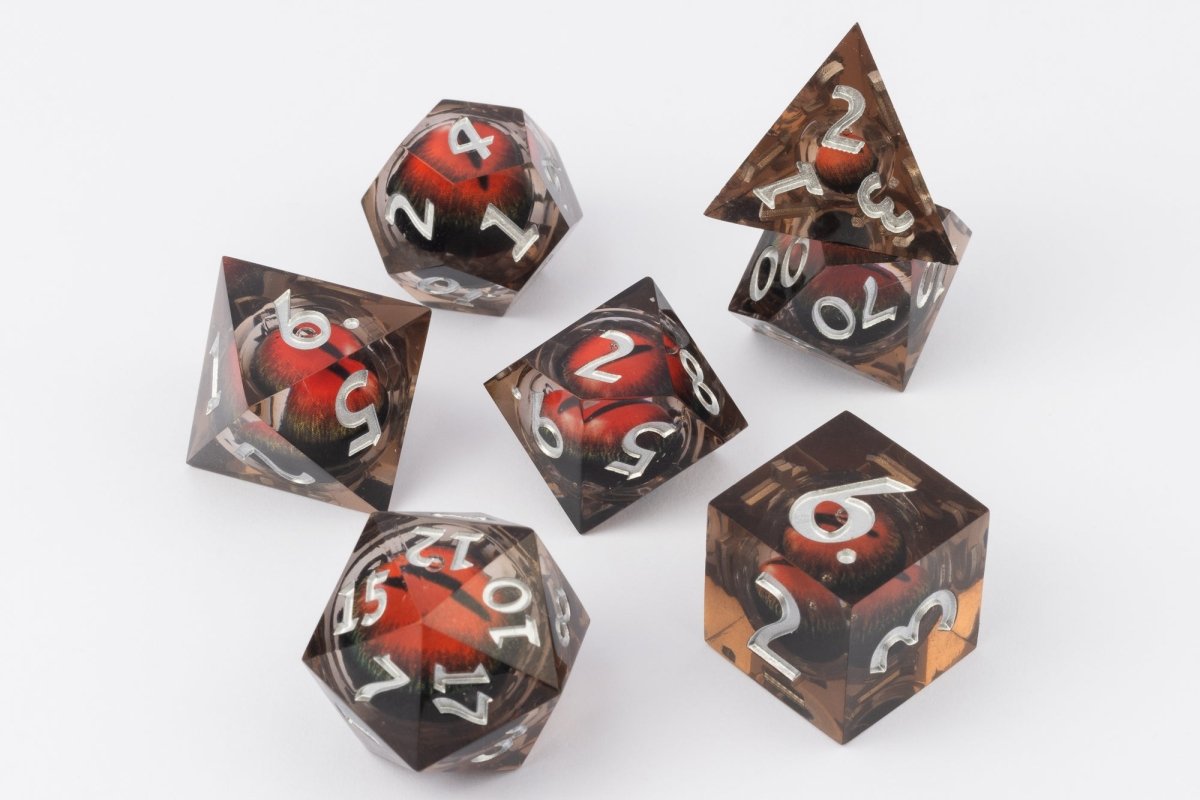 Devil's Eye Roving Eyes Dnd Dice Set - Roll With Advantage