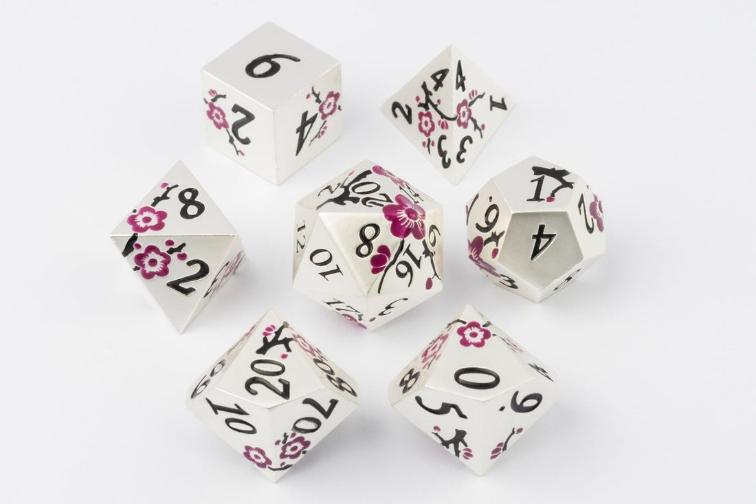 Duskbloom Dnd Metal Dice Set - Roll With Advantage