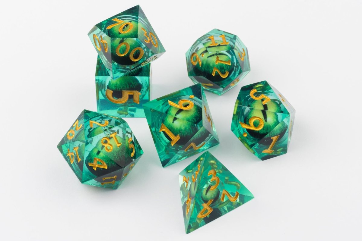 Eye Of Newt Roving Eyes Dnd Dice Set - Roll With Advantage