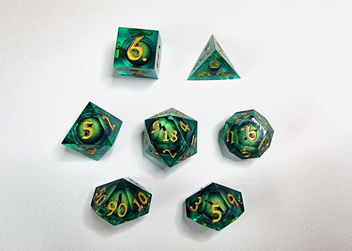 Eye Of Newt Roving Eyes Dnd Dice Set - Roll With Advantage