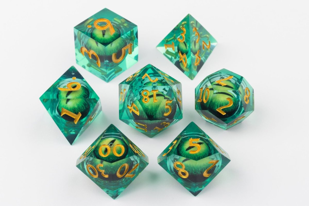 Eye Of Newt Roving Eyes Dnd Dice Set - Roll With Advantage