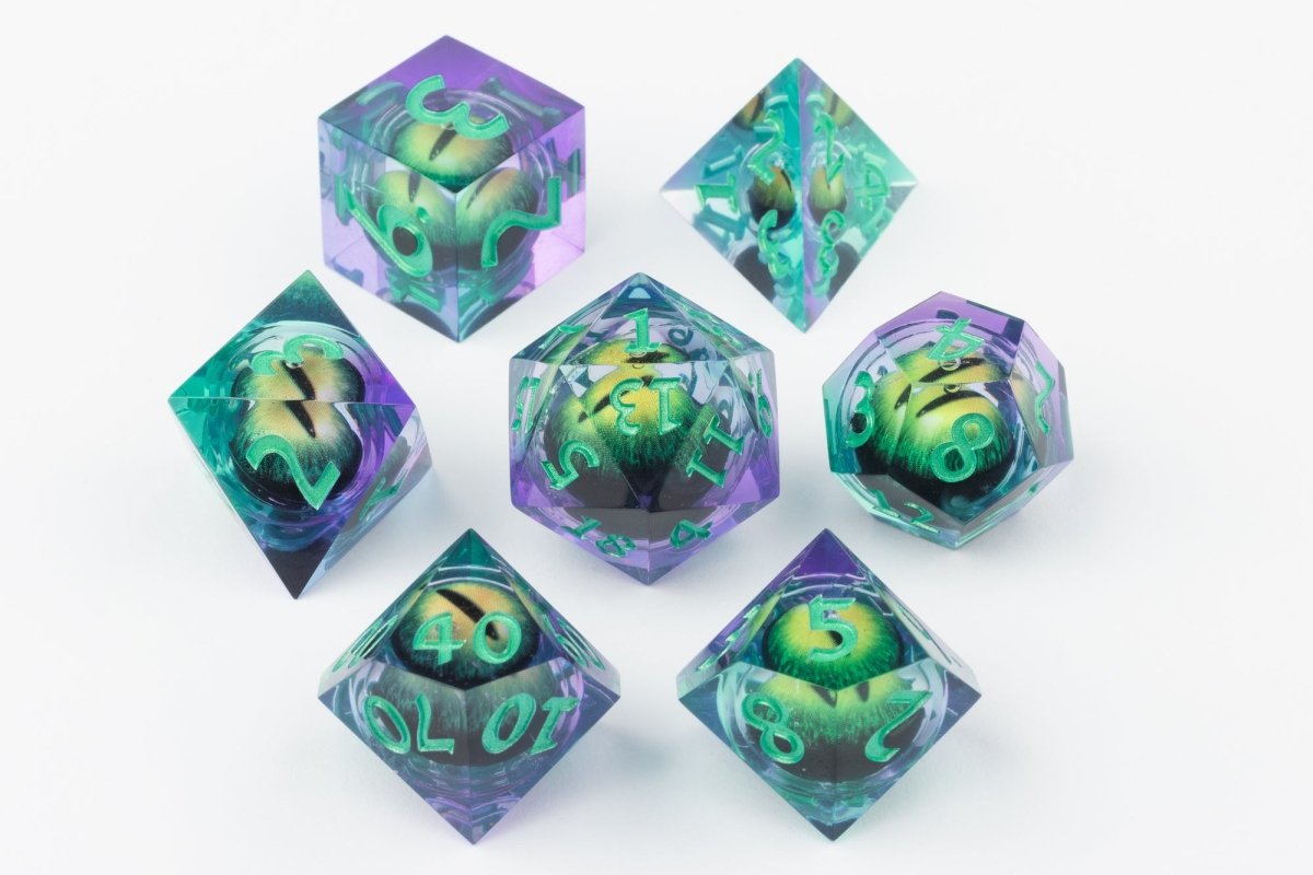 Eye of the Beholder Roving Eyes Dnd Dice Set - Roll With Advantage