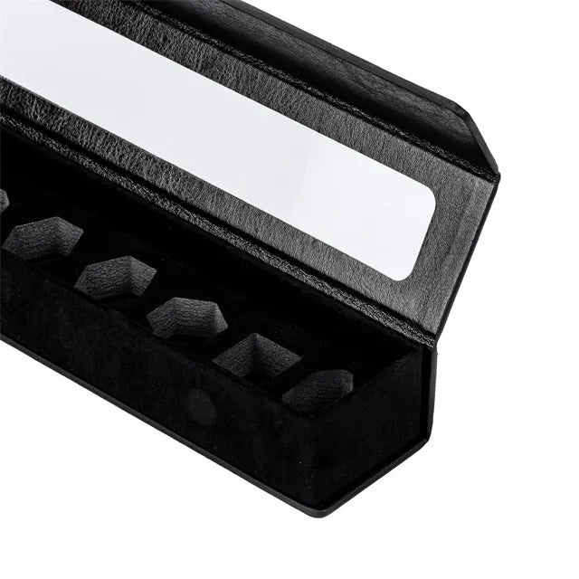 Faux Leather Dice Box with Window - Roll With Advantage