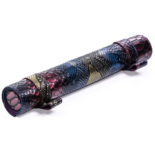 Faux Leather Dice Holder and Rolling Mat - Roll With Advantage