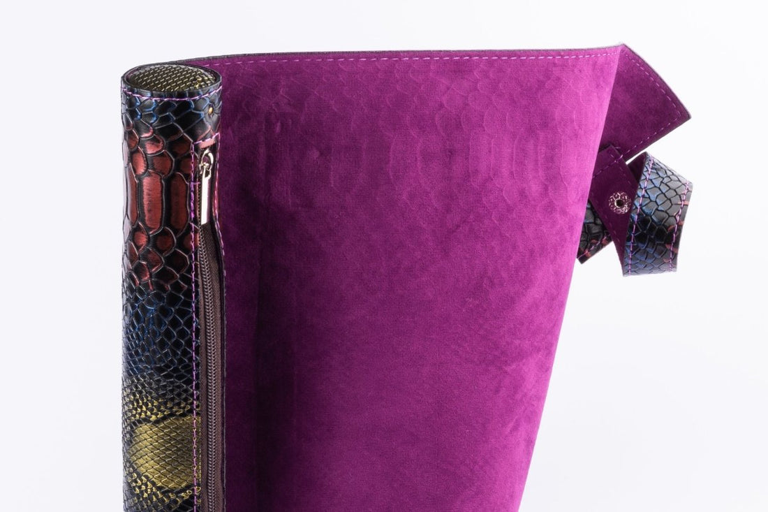 Faux Leather Dice Holder and Rolling Mat - Roll With Advantage