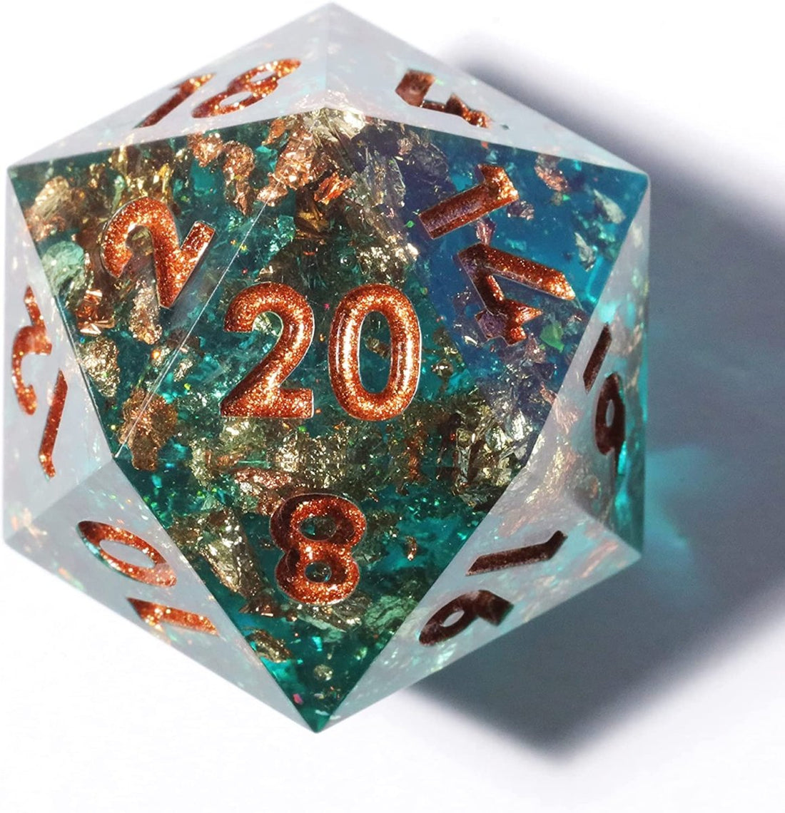 Forgotten Oasis Sharp Edge Dnd Dice Set - Roll With Advantage