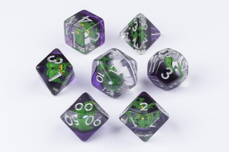 Froggy Dnd Dice Set - Roll With Advantage