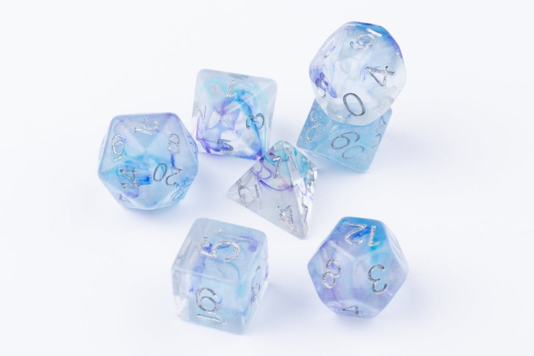 Ice Palace Dnd Dice Set - Roll With Advantage