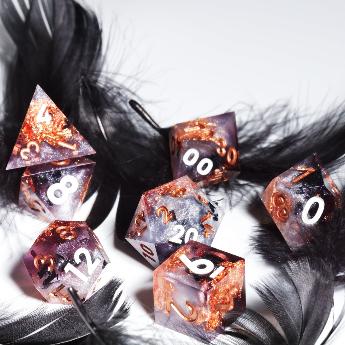 Icewind Ravine Sharp Edge Dnd Dice Set - Roll With Advantage