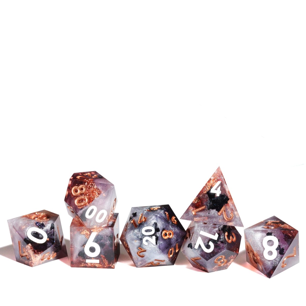 Icewind Ravine Sharp Edge Dnd Dice Set - Roll With Advantage