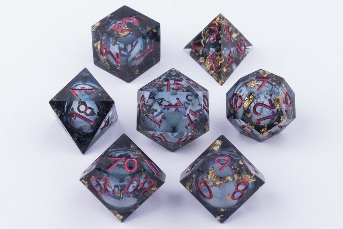 Jeopardy Liquid Core Dnd Dice Set - Roll With Advantage