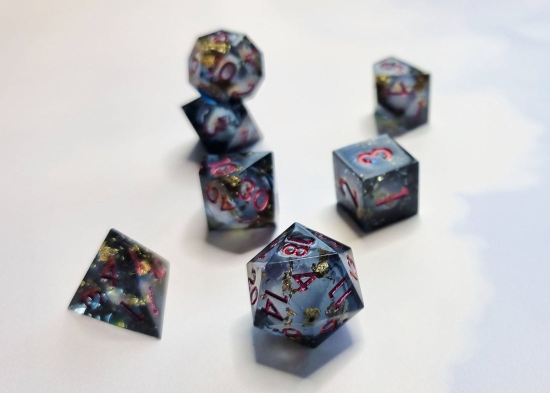 Jeopardy Liquid Core Dnd Dice Set - Roll With Advantage