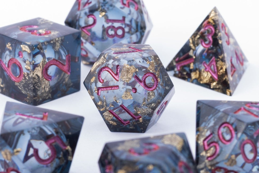 Jeopardy Liquid Core Dnd Dice Set - Roll With Advantage