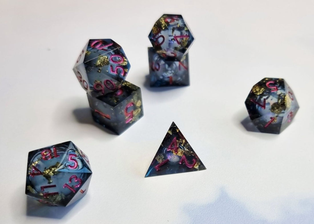 Jeopardy Liquid Core Dnd Dice Set - Roll With Advantage