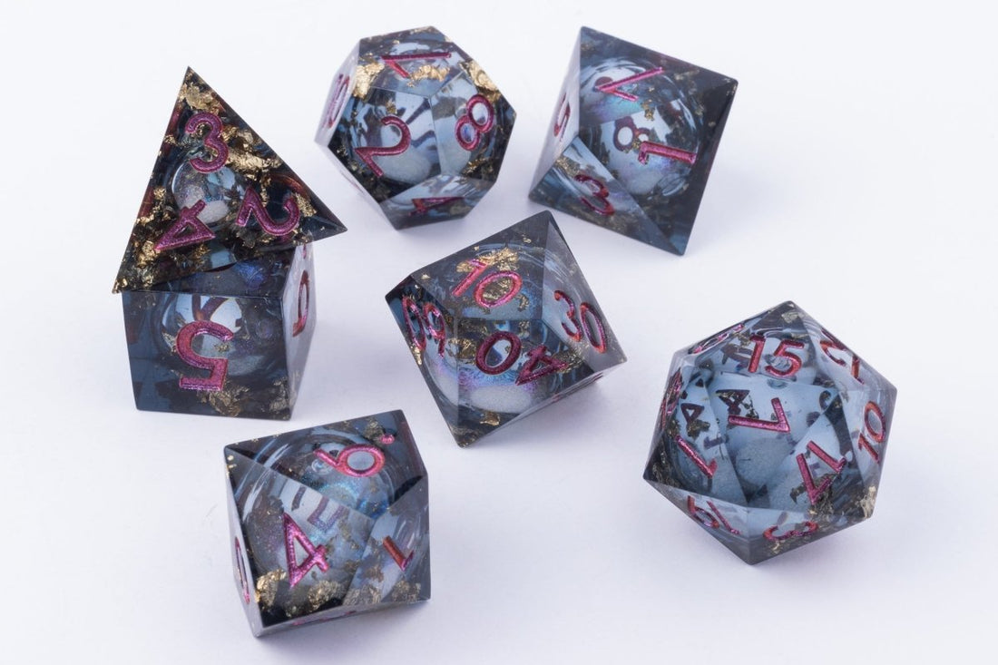 Jeopardy Liquid Core Dnd Dice Set - Roll With Advantage