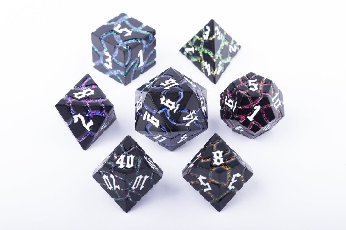 Kalahari Dnd Metal Dice Set - Roll With Advantage