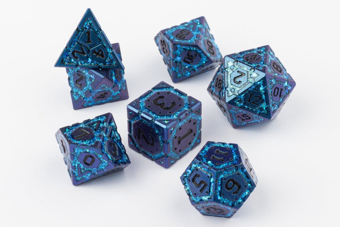 Krakatoa Dnd Metal Dice Set - Roll With Advantage